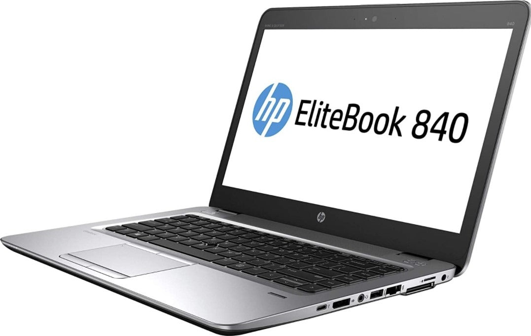 Renewed - HP EliteBook 840 G3 14'' Business Laptop, Intel Core i5-6th Generation CPU, 16GB DDR4 RAM, 512GB SSD Hard, Intel HD Graphics 520, Windows 10 Pro, Silver | T7N23AW