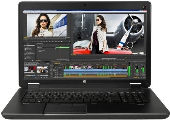 Refurbished - HP ZBook 17 G2 Laptop, 17.3" FHD IPS Display, Intel Core i7 4910MQ 2.90 Ghz CPU, 16GB RAM, 256GB SSD, English Keyboard, Windows 8 Pro, Black